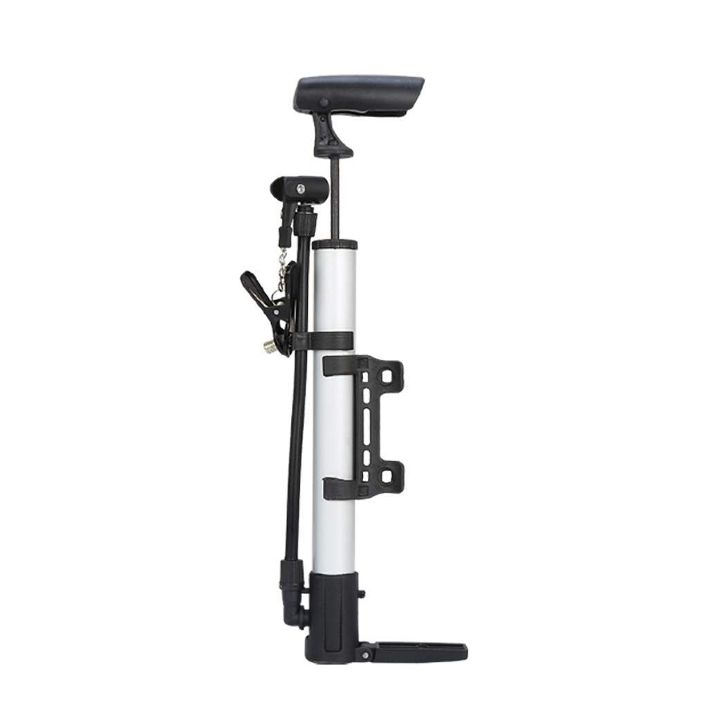 Mini bomba de aire portátil de aleación de aluminio para neumáticos de bicicleta, bomba de bicicleta con soporte de plástico, bomba de suelo de ciclismo para válvula Presta y válvula Schrader