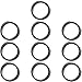 Prime Ave OEM Oil Drain Plug Washer Gaskets For Selected Audi Porsche VW Part#: N 013 815 7 (Pack of 10)
