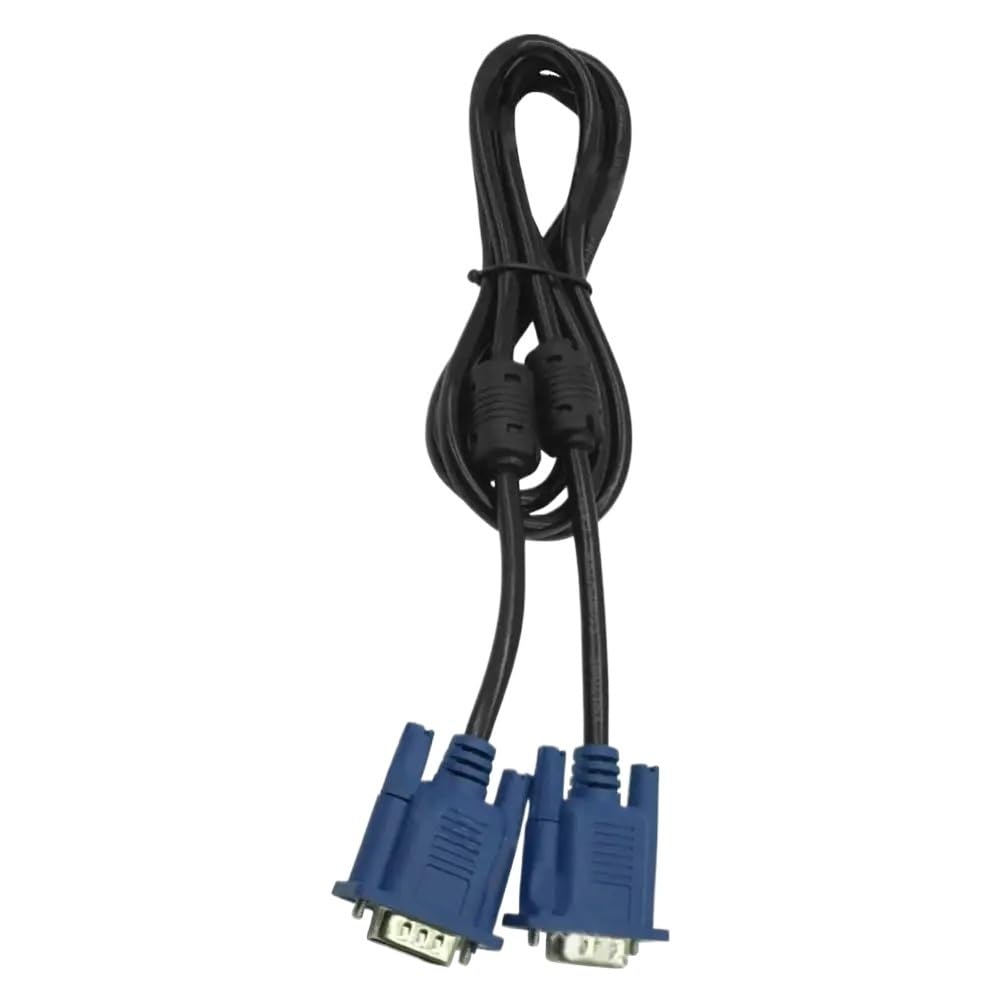Câble VGA 1,5 m - Large application pratique - Plug Play - VGA mâle vers mâle - Câble de connexion VGA