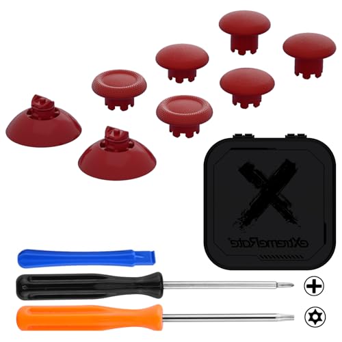 eXtremeRate xbox�R�A�R���g���[���[�ɑΉ��pEDGE�����T���X�e�B�b�N�Axbox one S/X�Axbox elite V1�A�j���e���h�[�X�C�b�` �v���R���g���[���[�p�����ł��A�i���O�X�e�B�b�N�W���C�X�e�B�b�N�y�J�[�}�C�����b�h�z