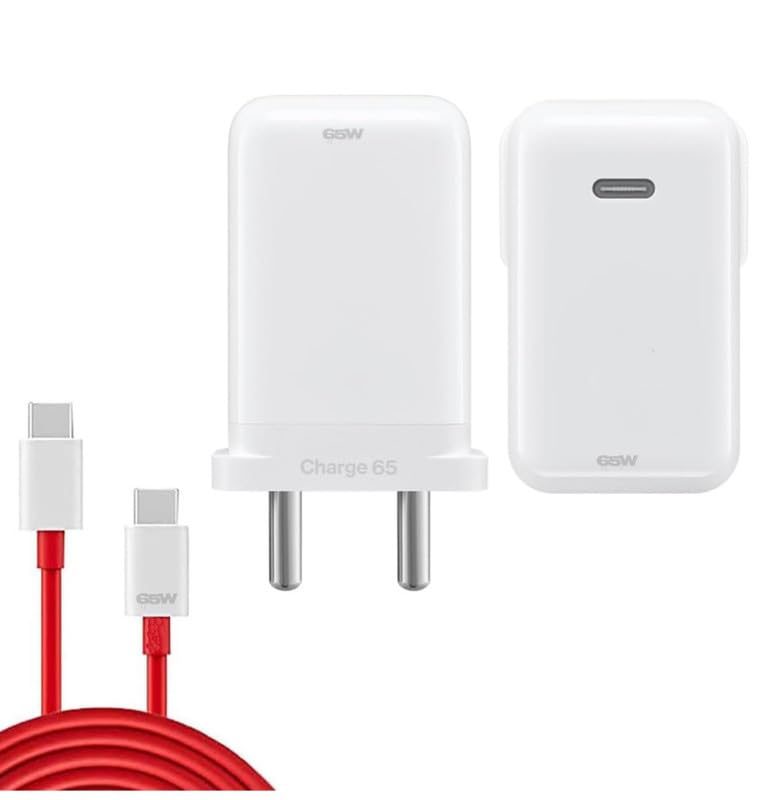 65W Type C Charger for Xiaomi 15 Ultra Original Adopter Super Fast Quick Charging Smart IC Technology with 1m Type C Red USB Data Cable (White, VT.W5) 65W Type C Charger for Xiaomi 15 Ultra Original Adopter Super Fast Quick Charging Smart IC Technology with 1m Type C Red USB Data Cable (White, VT.W5)