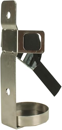 Miniatura 9 de Soporte de metal para extintor de incendios, resistente, compatible con extintores de incendios de 2.5 libras (2.5 libras, rojo, 1 unidad)