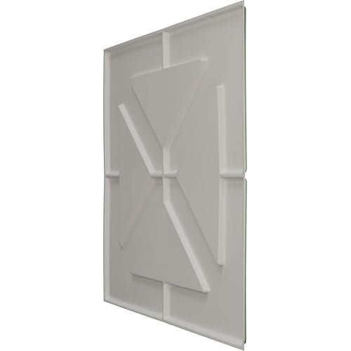 Miniatura 4 de Ekena Millwork 19 58 pulgadas de ancho x 19 58 pulgadas de alto Xander EnduraWall Panel de pared decorativo 3D, niebla marina (cubre 2.67 pies
