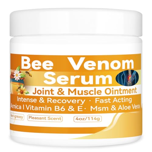 Benolixia 10X Extrac Bee Venom Muscle Joint Cream Extra Strength Muscle & Joint Care Ointment Shoulder Back Neck Hands Elbows Feet Leg Knees for Adults Elderly