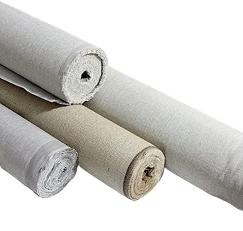 Lienzo en rollo para arte en óleo y acrílico lona de lino de 28 cm 2