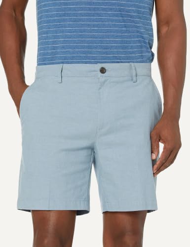 Image of Amazon Essentials Men's Slim-Fit 7 inch Lightweight Comfort Stretch Oxford Shorts with Tapered Leg