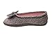 Zapatilla Estampado con Lazo, Planta Acolchada Muy COMODAS (Leopardo, Numeric_37)