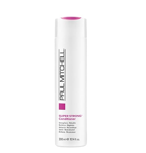 Paul Mitchell Super Strong Conditioner, Strengthens + Rebuilds, For Damaged Hair - Refreshing watery scent with notes of orange, stone fruit and aquatic cucumber - 1 Fl Oz (Pack of 1)