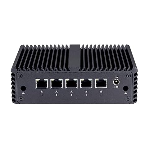 5xIntel I225-V 2.5G LAN Kettop-Mi4125L5 Mini Router -Intel Celeron J4125 Processor AES-NI For Home/Office/Bank Router (barebones) Cover
