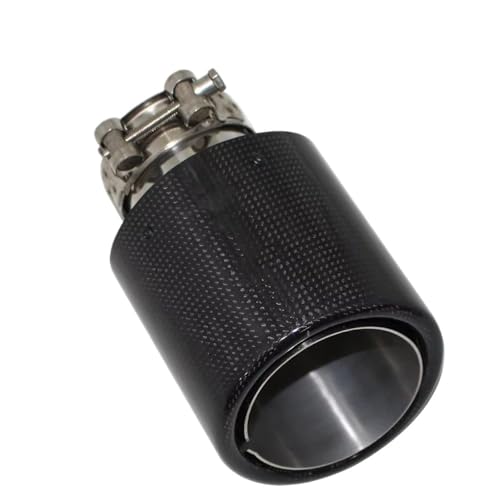 Embout échappement carbone brillant 57mm finition luxe