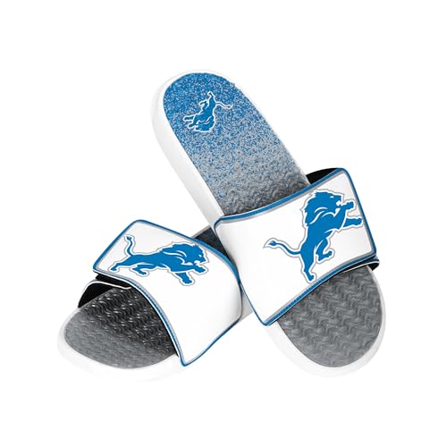 Image of FOCO mens Nfl Primary Team Logo Gradient Gel Slide Sandals