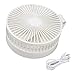 Wentylator stołowy oscylacyjny Wentylator elektryczny regulowany bez wpływu Łatwe przechowywanie w biurze Biały