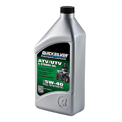 Quicksilver 5W-40 Aceite Sintético para Motor ATV 1 Quart miniatura 3