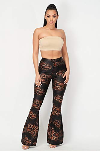 SOHO GLAM High Waisted Stretchy Bell Bottom Jeans2