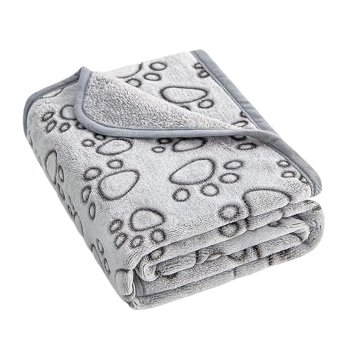Zunishaone Paw Print Blanket - Soft Blanket for Dog, Puppy, Cat | Pet Blanket, Bed Blanket, Soft, Warm, Washable, Ideal for Sofa, Car, Basket Zunishaone Paw Print Blanket - Soft Blanket for Dog, Puppy, Cat | Pet Blanket, Bed Blanket, Soft, Warm, Washable, Ideal for Sofa, Car, Basket
