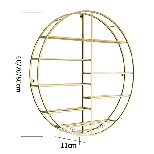 Étagère à vin murale dorée 80cm avec support de verre suspendu chic - 3