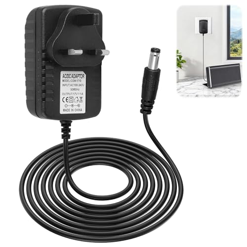 17V Charger for Bose SoundLink Speaker I, II, III/1, 2, 3, Wireless Bluetooth Speaker Replacement Cable, 306386-101 369946-1300 301141 404600 414255 Power Supply Adapter (1A, 17W)