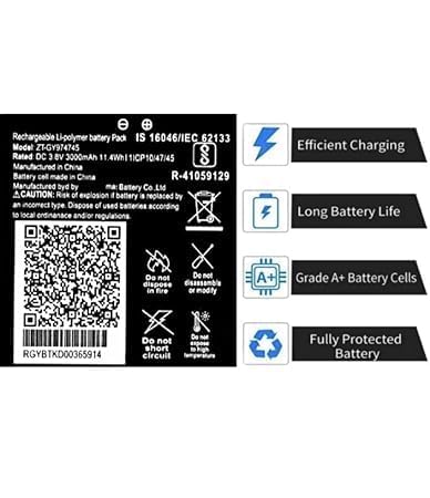 Image of ZT-GY974745 Battery for Jio WiFi Dongle JMR815 JMR1040 Wireless Router Battery with 1 Year Warranty**** (Y202)