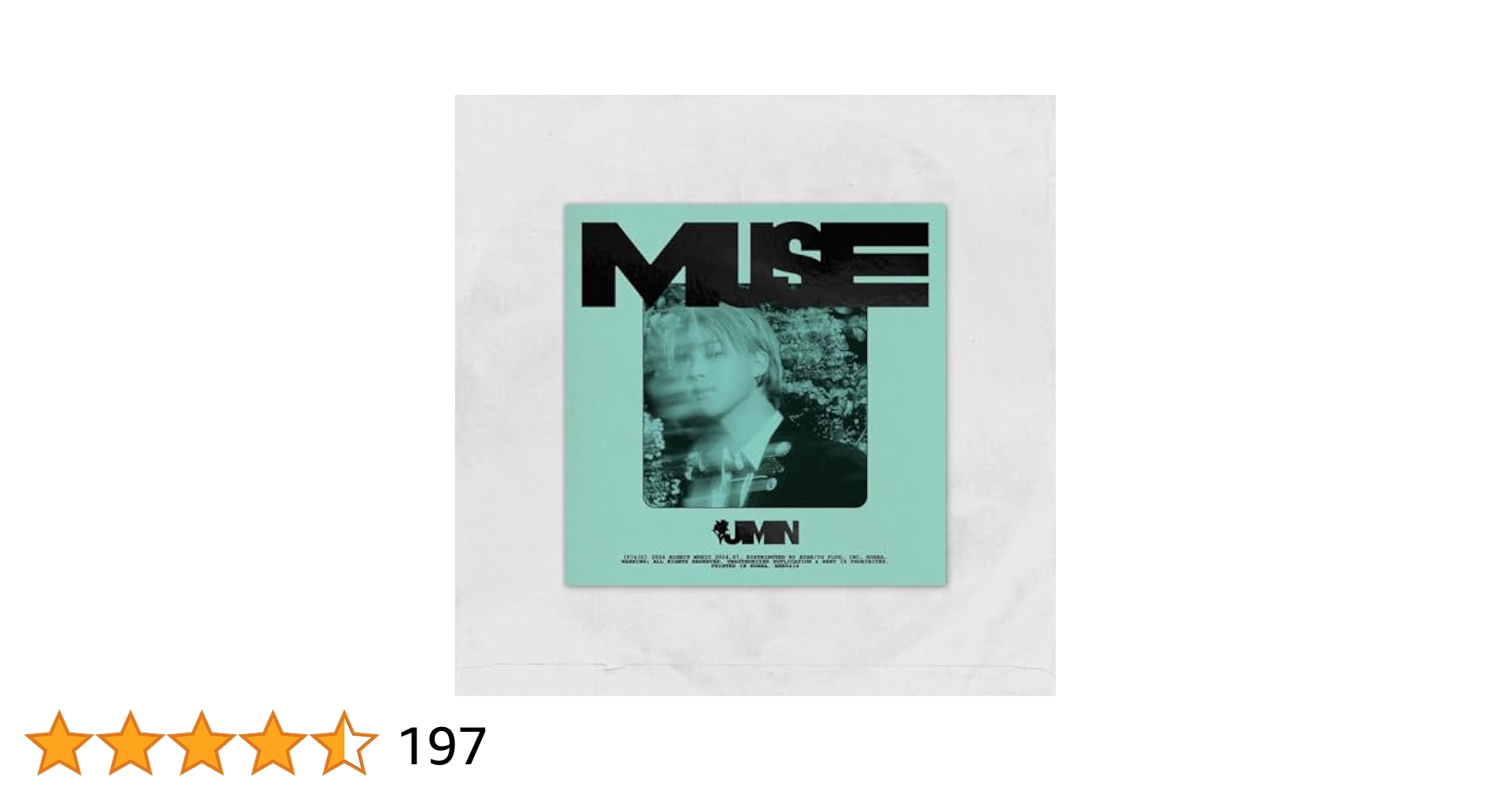 Jimin (BTS) - MUSE[BLOOMING ver.] - Amazon.com Music
