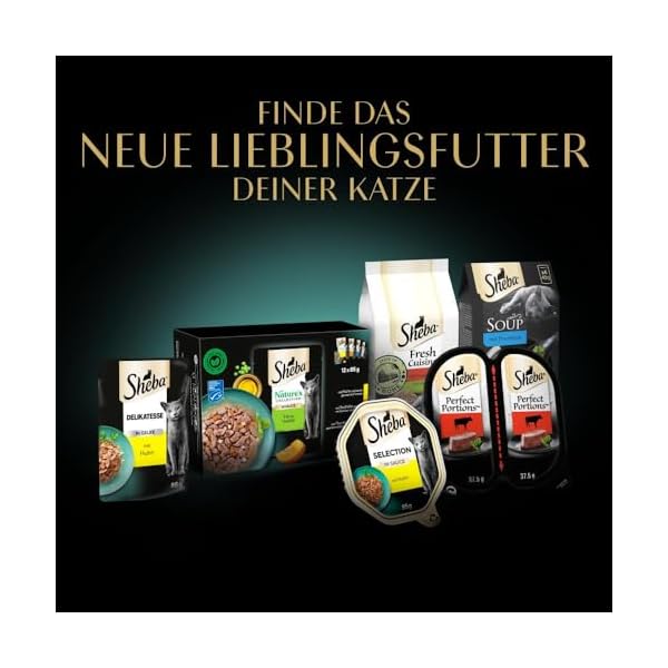 Sheba Katzennassfutter Selection in Sauce, 48 Portionsbeutel, 12x85g (4er Pack) – Katzenfutter nass, Herzhafte Komposition in Sauce für ausgewachsene Katzen – Bild 15
