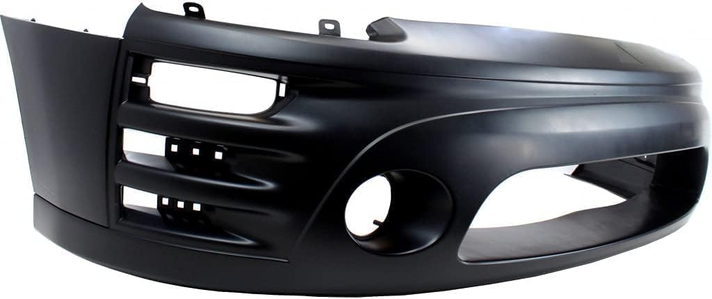 New Front Bumper Cover Primed Plastic Replacement For Mitsubishi Eclipse 2002 2003 2004 2005 From 2-02 With Emblem Provision Without mounting bracket(s) Replaces OE 6400B280 | MI1000282 | M010333P