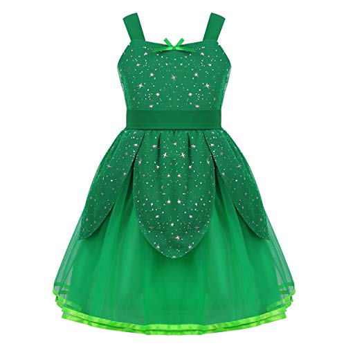 Freebily Disfraces Campanilla Princesa Niña Señorita Infántil para Navidad Halloween Carnaval Vestido...