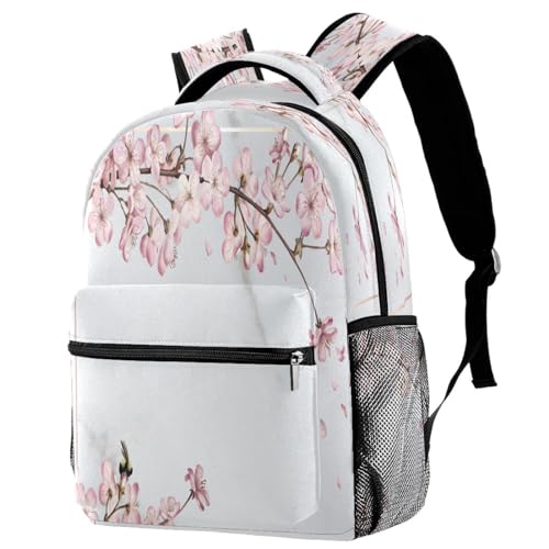 Sac de voyage décontracté aux finitions soignées et motif floral élégant
