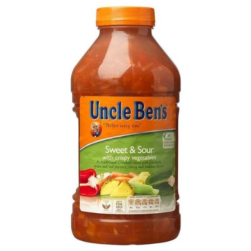 Uncle Bens Sweet and Sour Sauce mit knackigem Gemüse 2.3kg Tub Amazon