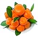MGQ Fake Orange,Fake Fruit ,Artificial Lifelike Simulation Oranges,Artificial Fruit Model,Small Tangerine Orange,Lifelike Tangerine,Home Kitchen Cabinet Decoration(27 Head Totally)