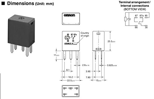05269988Aa Omron 21911C Accessory Power 12Vdc 10A Relay 5 Prong #TOP1