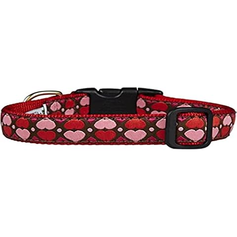 Collar de Perro Up Country All Hearts, 1" Ancho, L Cover