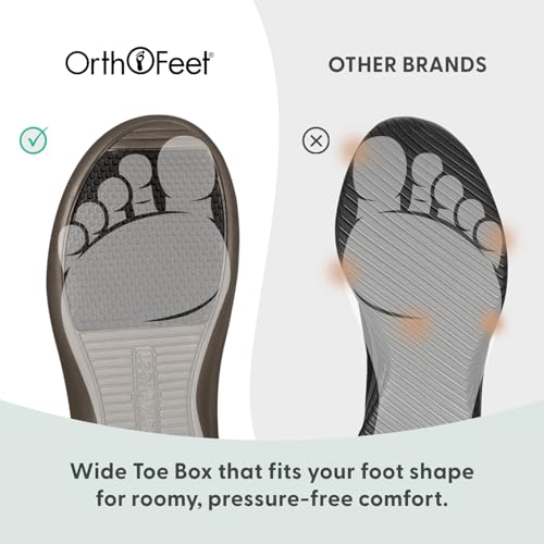 Image of Orthofeet Women's Orthopedic Sahara Adjustable Three-Strap Slide Sandal