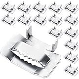 Ear-Lokt Buckle,Metal Banding Clips,3/4