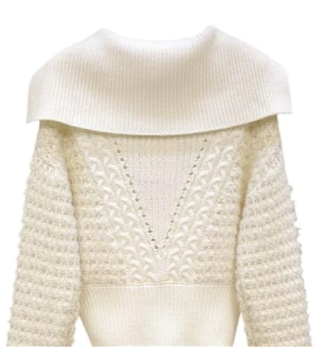 Fulbant Women Sailor Collar Spring Autumn Knit Zipper Caidigan Sweater Knitwear Zipper Cashmere Jackets4