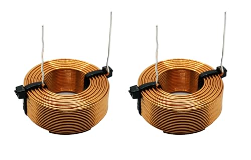 YMS PARTS �y2���z1.0mH ��c�R�C�� 18AWG 4N OFC�P�� �X�s�[�J�[�l�b�g���[�N�p ±5% (2, 1.0mH)