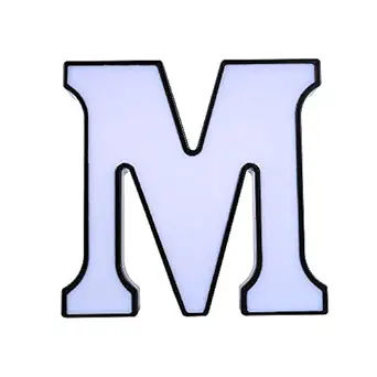 White Environment Friendly Energy Saving Lastics Letter-Shape Lamp Home Club Outdoor Indoor Party Weeg Decoration/