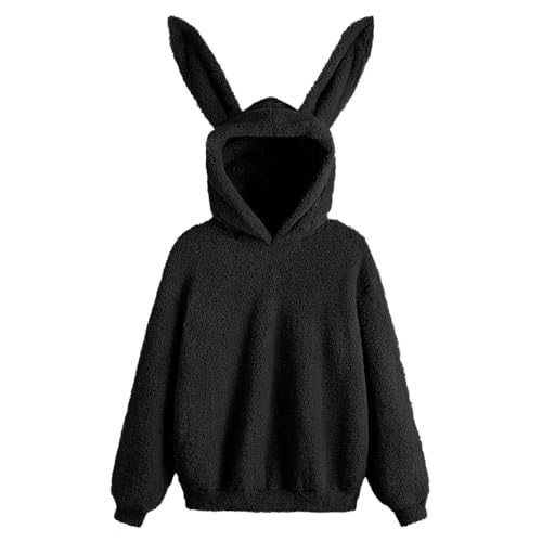 Sweat à capuche femme col rond anti-plis avec effet chemise intégrée M