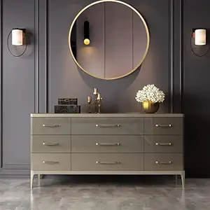 The Arts Box Round Decorative Wall Mirror | Metal Finish Frame with Timeless Design for Bathroom, Living Room, Bedroom, Vanity Mirror (Gold, 18 Inch)