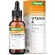 Vitamin A Tropfen - 70ml (2380 Tropfen) - Vitamin A (Retinylpalmitat) in MCT-Kokosöl gelöst ohne Alkohol - vegan, hochdosiert, ohne unnötige Zusätze