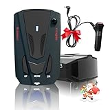 Driving Aids for Cars, New Radar with Long Range Detection, Mute Memory, Led Display, City/Highway Mode Detectors, Ideal Gifts for Cars (Black)