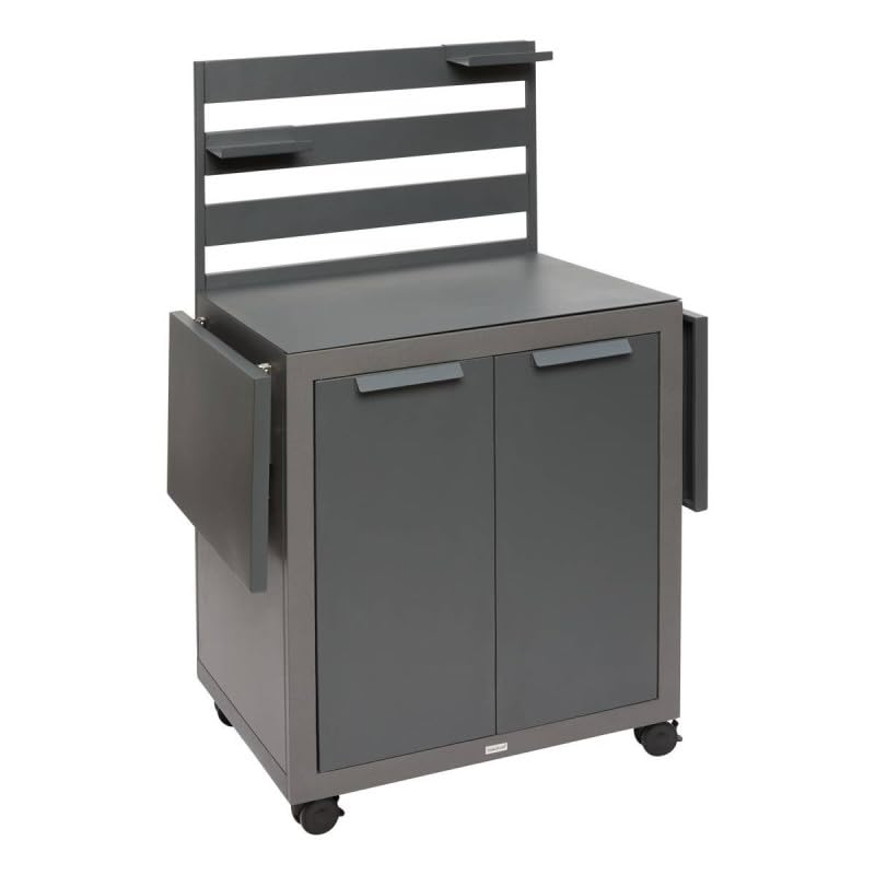Hespéride Chariot à roulettes extérieur Oxyana Graphite