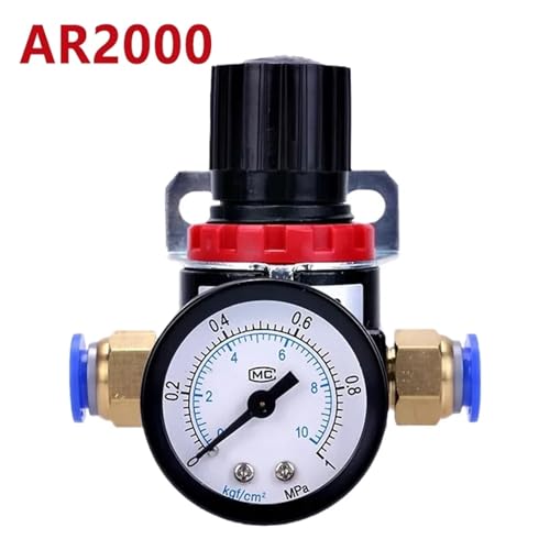 Régulateur AR2000 G1/4 valve de décompression stable avec manomètre précis