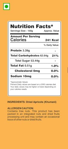 Image of NRIP Premium Apricot Dried (Khumani) 200 Gm
