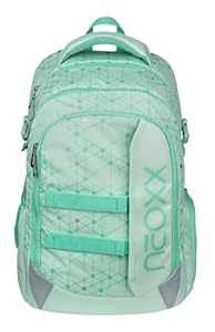 neoxx Schulrucksack mit Laptopfach Active Pro School Backpack Mintastic