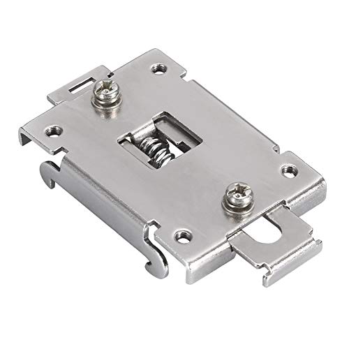 1Pcs 35Mm Din Rail Fixed, Teltonika Din Rail Kit Din Rail Mounting Bracket Solid State Relay Clip Clamp With 2 Mounting Screws