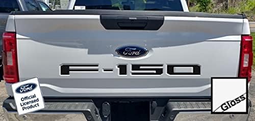 Miniatura 9 de Decal Mods Calcomanías de inserción para portón trasero con letras y incrustaciones (calcomanía delgada) para Ford F150 (2021-2022) (rojo) - CR