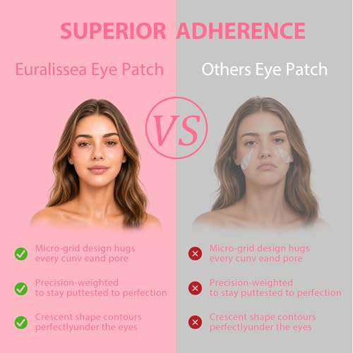 Euralissea PDRN Collagen Multi Balm Stick & Eye Patches Set, Pink B12 & Caffeine Under Eye Care, 0.32 Oz Balm + 60 Patches