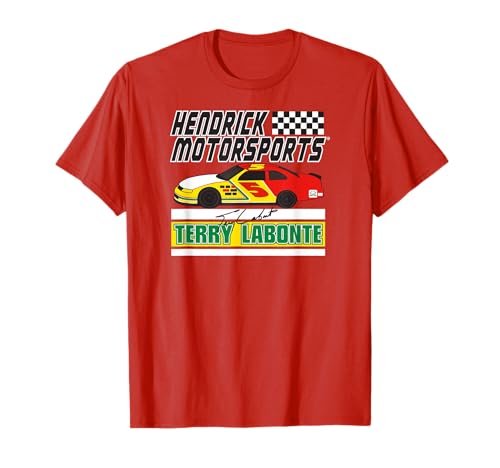 Hendrick Motorsports Terry Labonte 5 Signature Red T-Shirt