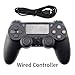 Produktbild NHSCDZ Gamepad,Wired Gamepad für Playstation Sony PS4 Controller Joystick Joypad Steuerung für DualShock Vibration Joystick für Playstation 4, Schwarz, China