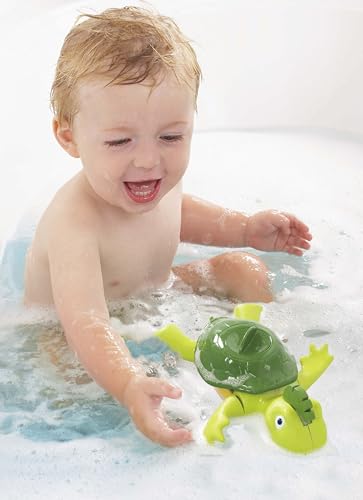 TOMY Toomies Swim & Sing Turtle Baby Bath Toy, Interactive Educational Toy with Music and Sounds, Water Play Toys For Boys & Girls 1,2, 3+ Year Olds – vue 2